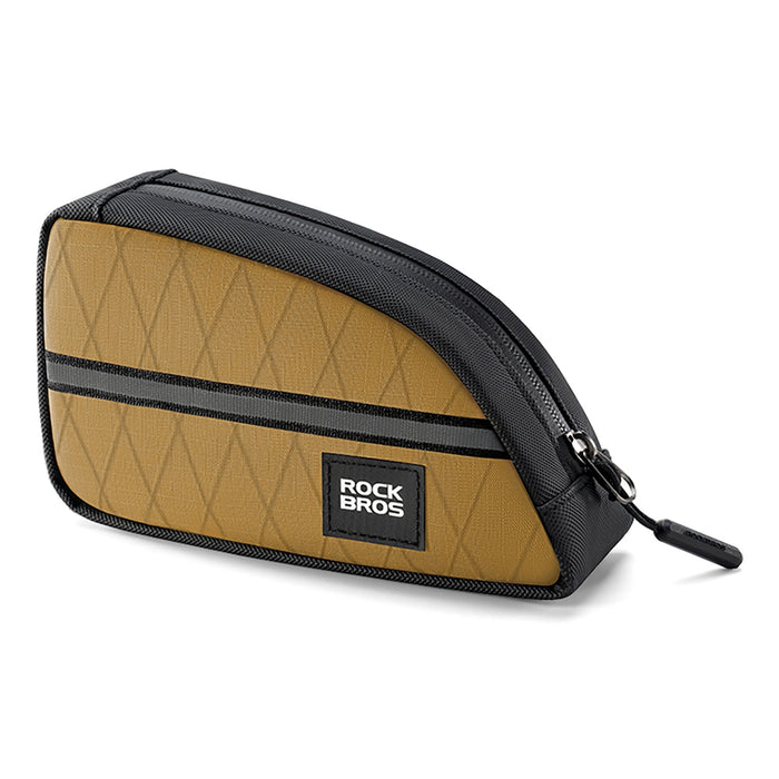 Rockbros Triangle Bike Frame Bag 0.8l - Brown
