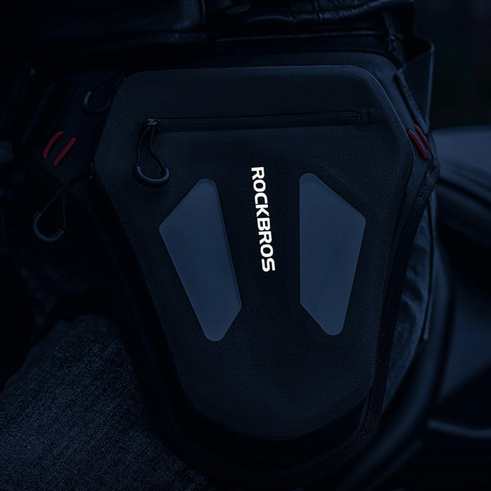 Rockbros Motorcycle Bag for Leg, Thigh, Waist, Shoulder - Black