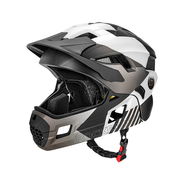 Rockbros TS-61 10110061006 Children's Bike Helmet with Detachable Chin Size M (54-57) - Gray