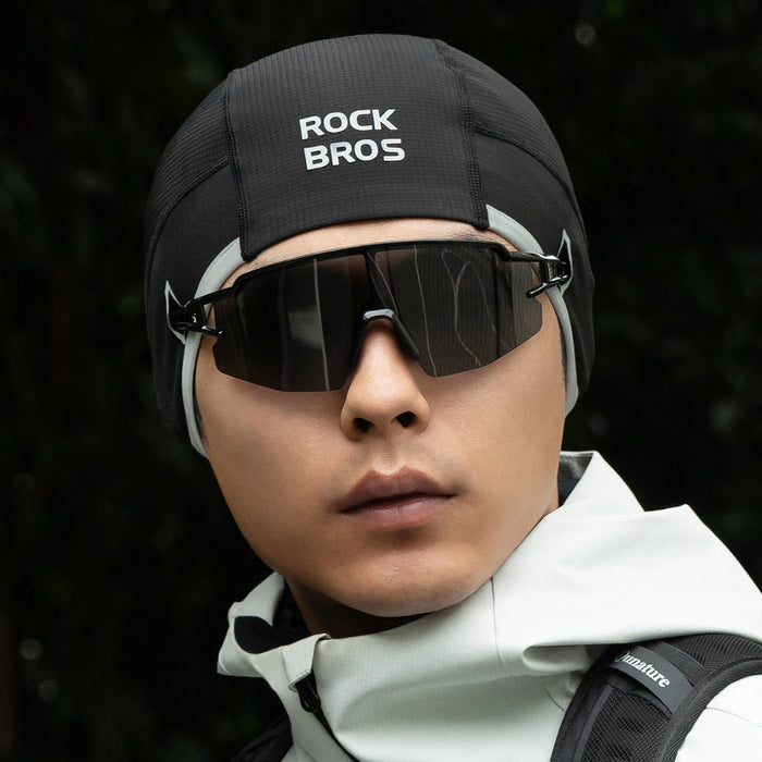 Rockbros M016 Winter Windproof Cycling Cap Size 54-61 cm - Black