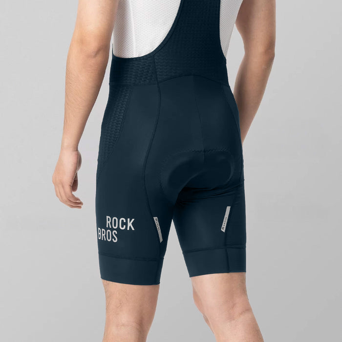 Rockbros YDDK009 Men's Cycling Bib Shorts with Pad Size M - Dark Blue
