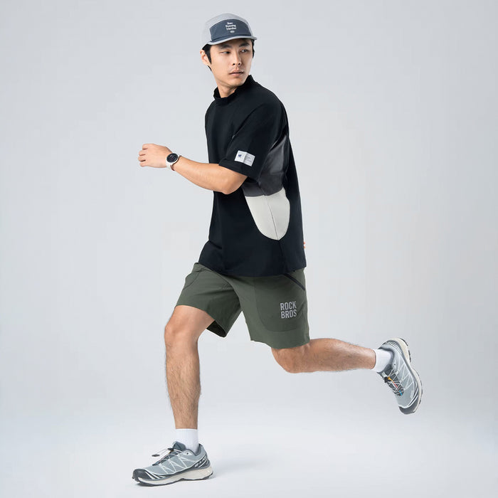 Rockbros YDDK015 shorts with belt size L - green