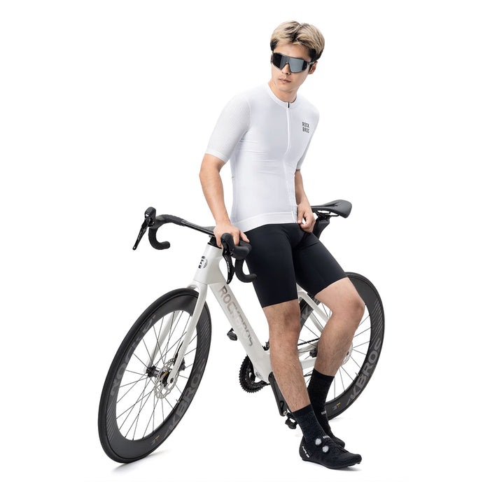 Rockbros 15200025 Short Sleeve Cycling Jersey Size S - White