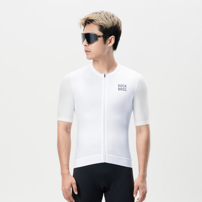 Rockbros 15200025 Short Sleeve Cycling Jersey Size XXL - White