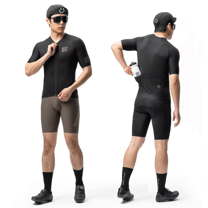 Rockbros YDDX011 Diamond Short Sleeve Cycling Jersey Size M - Black