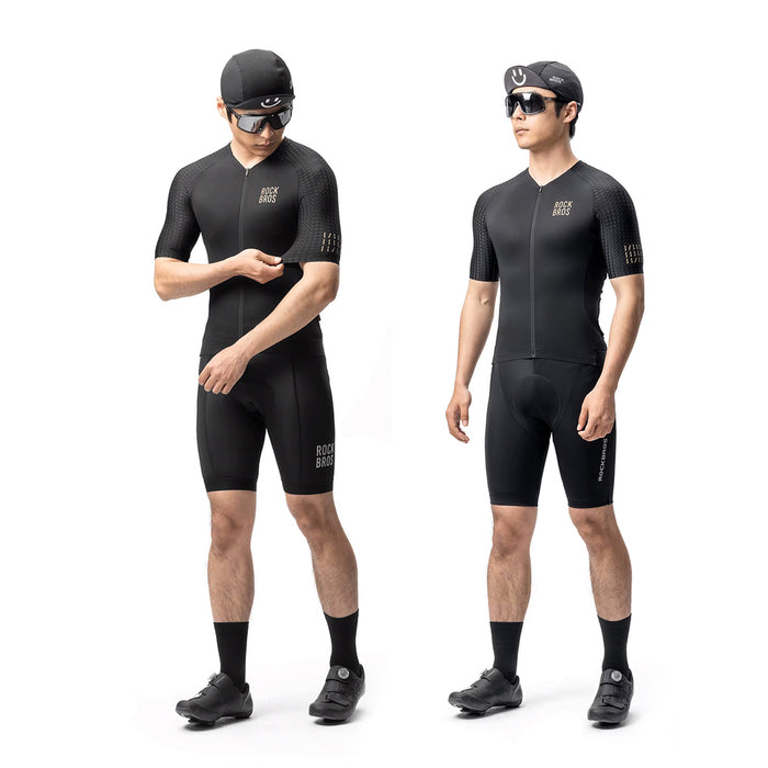 Rockbros YDDX011 Diamond Short Sleeve Cycling Jersey Size M - Black