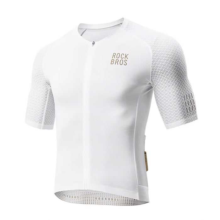 Rockbros YDDX011 Diamond Short Sleeve Cycling Jersey Size M - White
