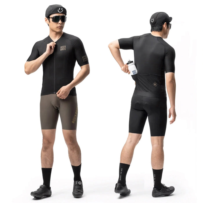 Rockbros YDDX011 Diamond Short Sleeve Cycling Jersey Size XXS - Black