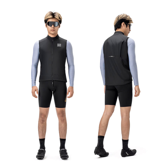 Rockbros YDMJ003 Spring/Autumn Windproof Vest Size XL - Black