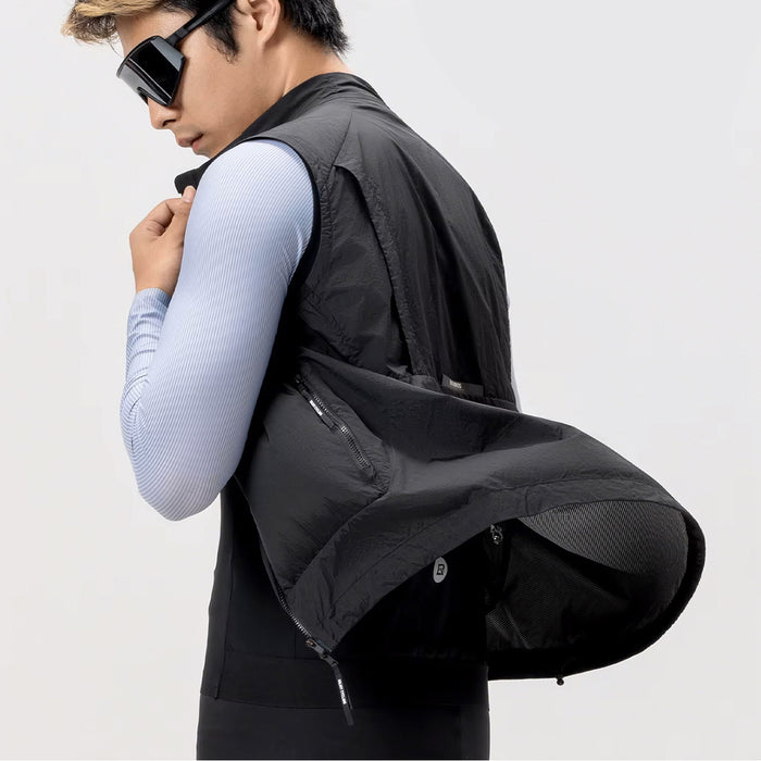 Rockbros YDMJ003 Windproof Vest Spring/Autumn Size XXL - Black