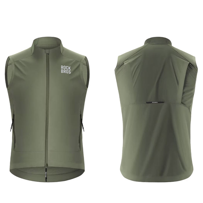Rockbros YDMJ003 Spring/Autumn Windproof Vest Size M - Green