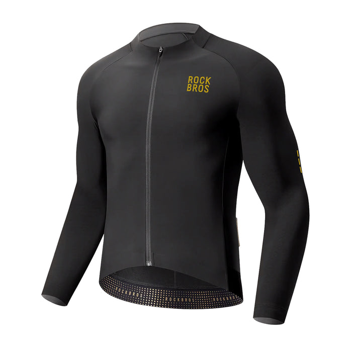 Rockbros YDWT020 Diamond cycling jersey spring/autumn/winter size M - black