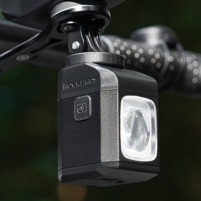 Rockbros M8 1600lm front bike light with remote control 10m rechargeable 4000 mAh - black