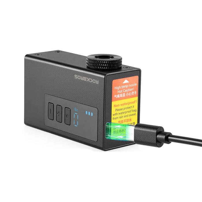 Rockbros AS240 PRO Cordless Pump 120 psi Compressor 420mAh - Black