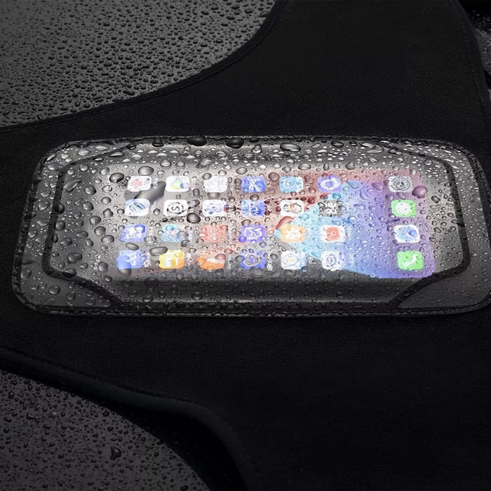 Rockbros D78 Sweat Cover with Pocket and Phone Window - Black