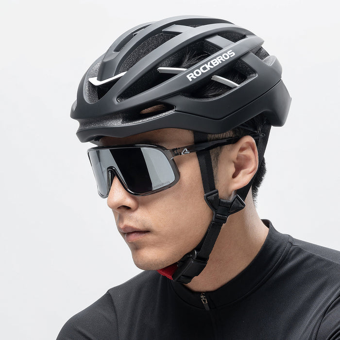 Rockbros HC-58BK-L Bike Helmet 58-61 cm - Black and Gray