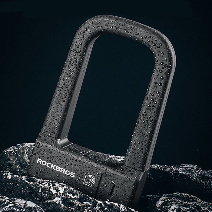 Rockbros RBNS1 SMART Bike Lock with NFC Reader - Black
