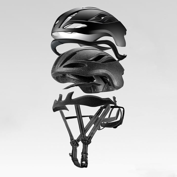 Rockbros TS-42 Lightweight Bike Helmet 58-62 cm - Black