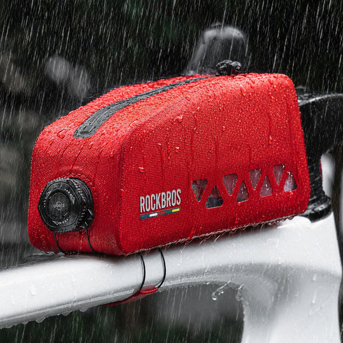 Rockbros ROAD TO SKY AS-142 Waterproof Frame Bag 1L - Red