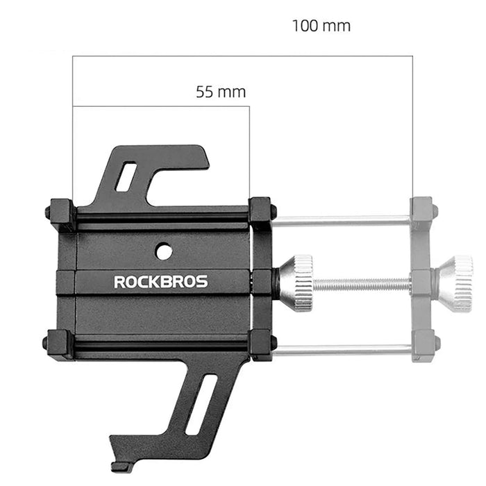 Bicycle Phone Holder Rockbros 699-BR (black and red)