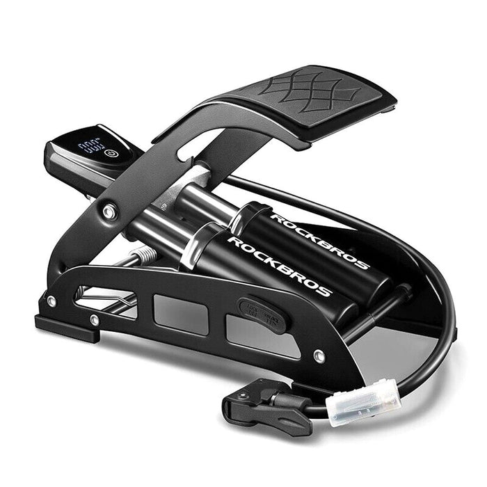 Rockbros 42430001001 black foot pump with display