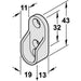 ROD HOLDER 15X30MM 2 PCS. HAEFELE - Мебелен обков<<<Мебели и обков<<<Мебели и интериор<<<Praktiker&&&Мебелен