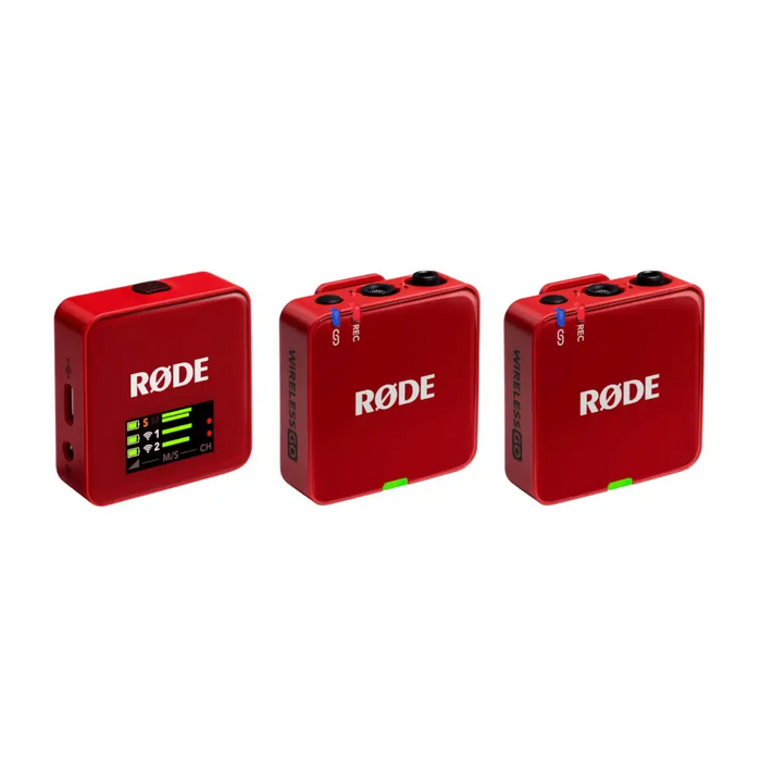 RØDE Wireless GO III Red - wireless microphone system (red) - MicrophonesMIS-MIK<<<Microphones