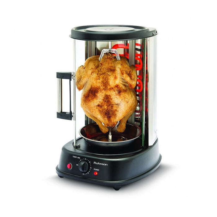 VERTICAL GRILL ROHNSON R-2530 1500 W, BLACK