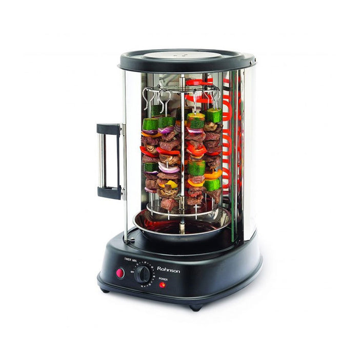 VERTICAL GRILL ROHNSON R-2530 BLACK, 1500 W