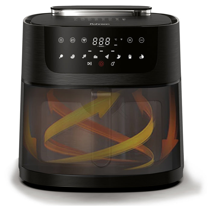 Healthy cooking device ROHNSON R-2858 , 8 L TIMER, BLACK