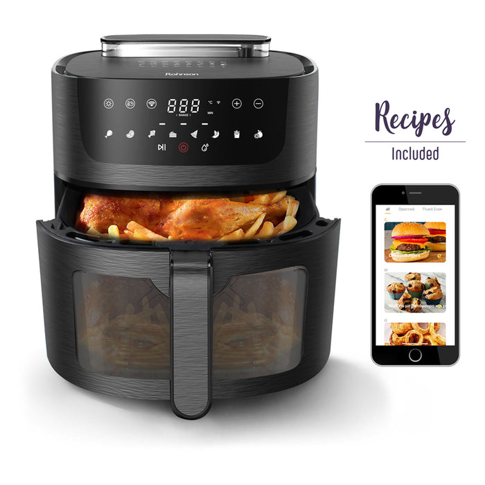Healthy cooking device ROHNSON R-2858 , 8 L TIMER, BLACK