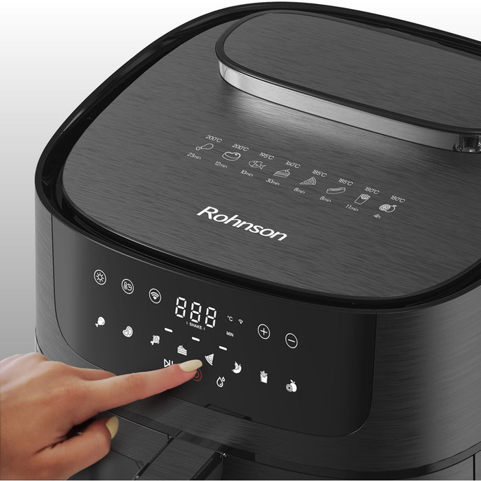 Healthy cooking device ROHNSON R-2858 , 8 L TIMER, BLACK