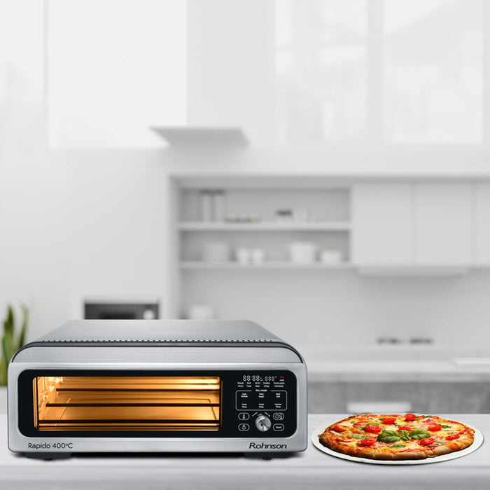 PIZZA OVEN ROHNSON RAPIDO R-2880 GRAY, 2000 W