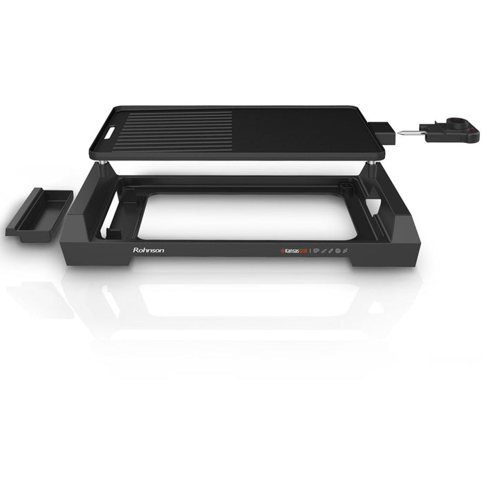 GRILL ROHNSON R-2533 BLACK, 2000 W