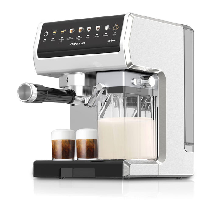 Coffee machine ROHNSON R-98080 1600.00 ml, AUTOMATIC CAPPUCCINO SYSTEM, 20.00 bar