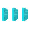 Rojeco Filters for Pet Water Dispenser 2600mAh 3Pc