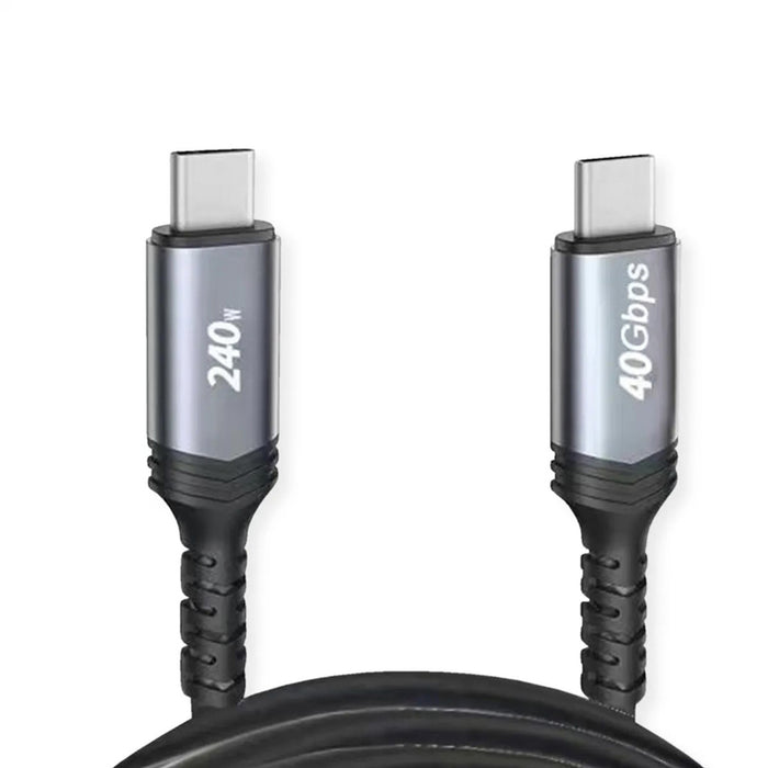Cable ROLINE USB4 Gen3 CC M/M 240W 0.8 m Speed up to 40 Gbit/s