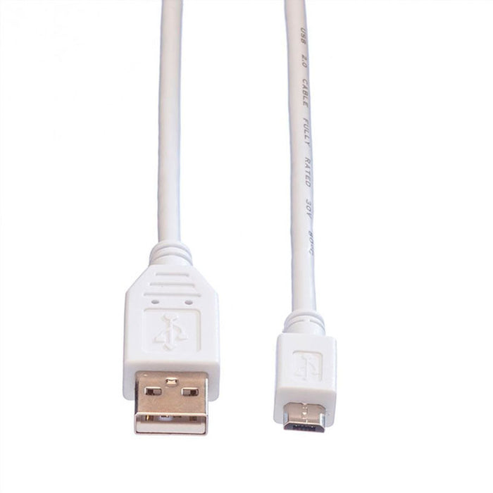 Cable ROLINE USB 2.0 A-microB M/M 0.8 m