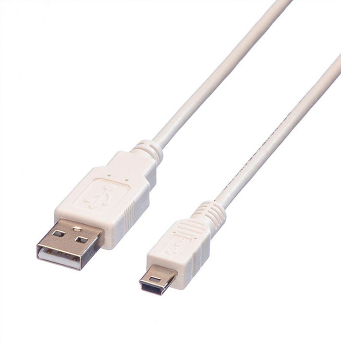 Cable ROLINE USB 2.0 A-mini BM/M 1.8 m