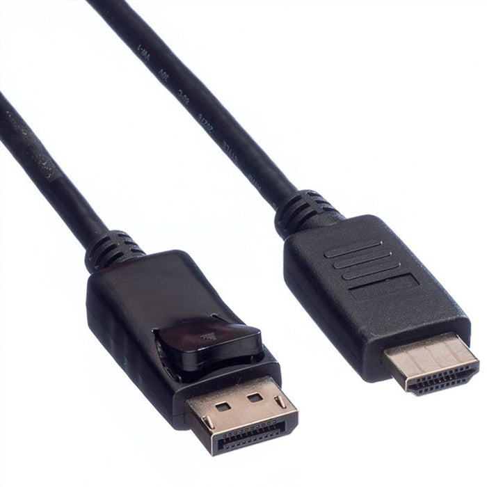 Cable from source with DisplayPort ROLINE to receiver with HDMI DisplayPort to HDMI M/M 4.5 m only works in this direction