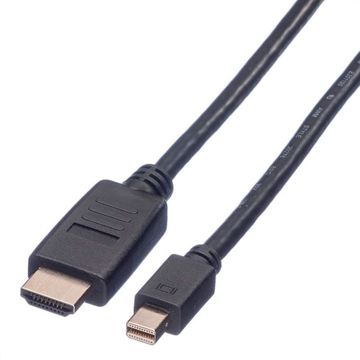 Cable from source with Mini DisplayPort to receiver with HDMI Mini DisplayPort->HDMI M/M 3 m works only in this direction