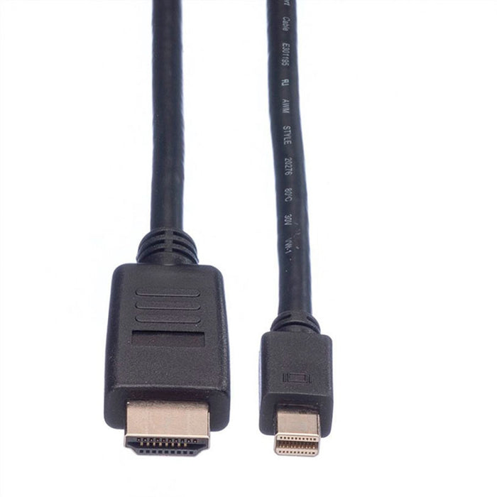 Cable from source with Mini DisplayPort to receiver with HDMI Mini DisplayPort->HDMI M/M 3 m works only in this direction