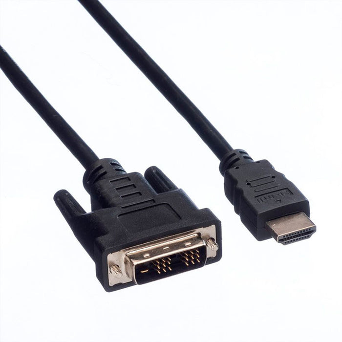 Cable ROLINE Value HDMI-DVI (18+1) M/M 5 m