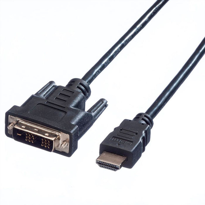 Cable ROLINE Value HDMI-DVI (18+1) M/M 5 m