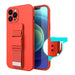 Rope case Gel case with a chain lanyard bag lanyard iPhone 13 Pro purple - Cell phone cases and covers<<<HurtelXML