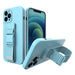 Rope case gel case with a chain lanyard bag lanyard iPhone XS / iPhone X blue - Cell phone cases and covers<<<HurtelXML