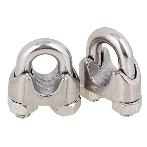 ROPE CLAMP 4 PCS STAINLESS STEEL FIXO DIN741 - Такелаж<<<Въжета и вериги<<<Инструменти и железария<<<Praktiker