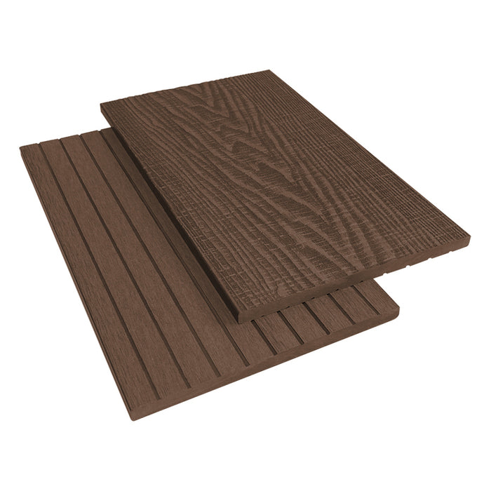 WPC WALL PANEL 200CM TEAK FOR WALLS, FACADES, STAIRS ROSSIMA FOREST FEEL