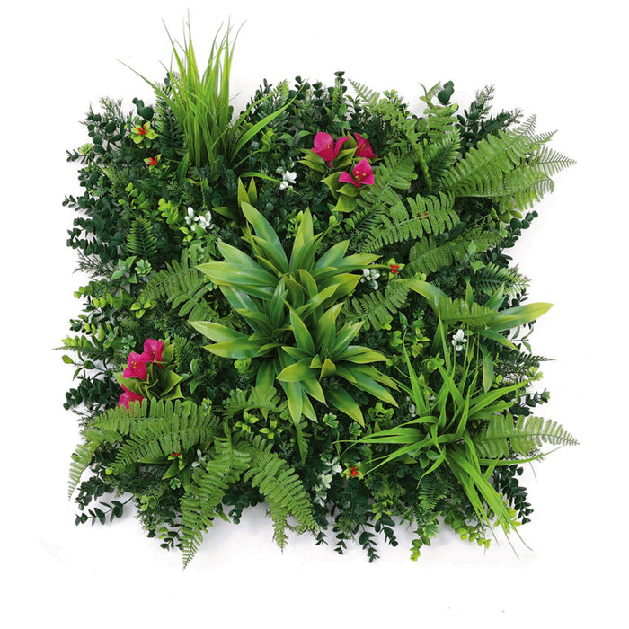 DECORATIVE PANEL 50X50CM 1PCS IN PACKAGE ROSSIMA TROPICAL MIX+BOUGAINVILLEY