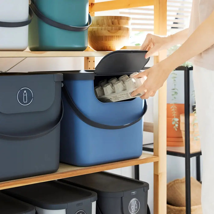 ROTHO Albula Horizon Blue - waste sorting container - 40l - Bowls containers and drinkers (universal)DLZ-MIU<<<For